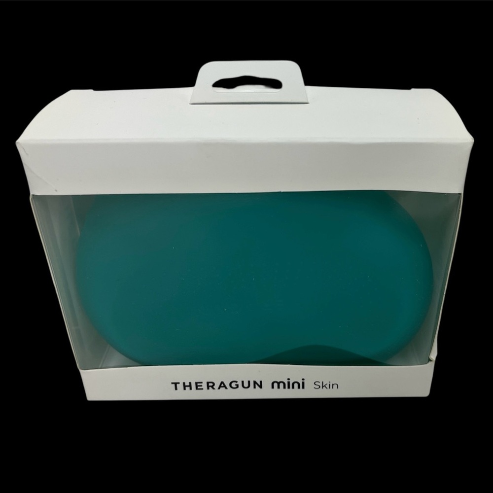 Theragun Mini Skin Teal Turquoise New Portable Massager Therabody Skin Protector